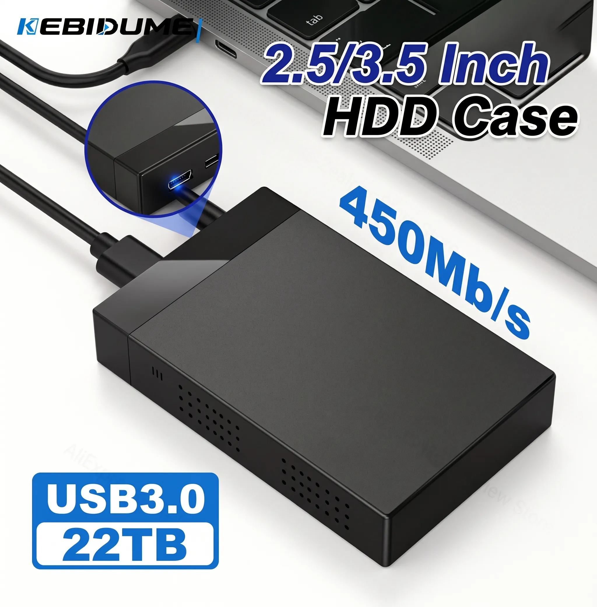 Adaptador SATA a USB 3.0 — Caja Disco Duro